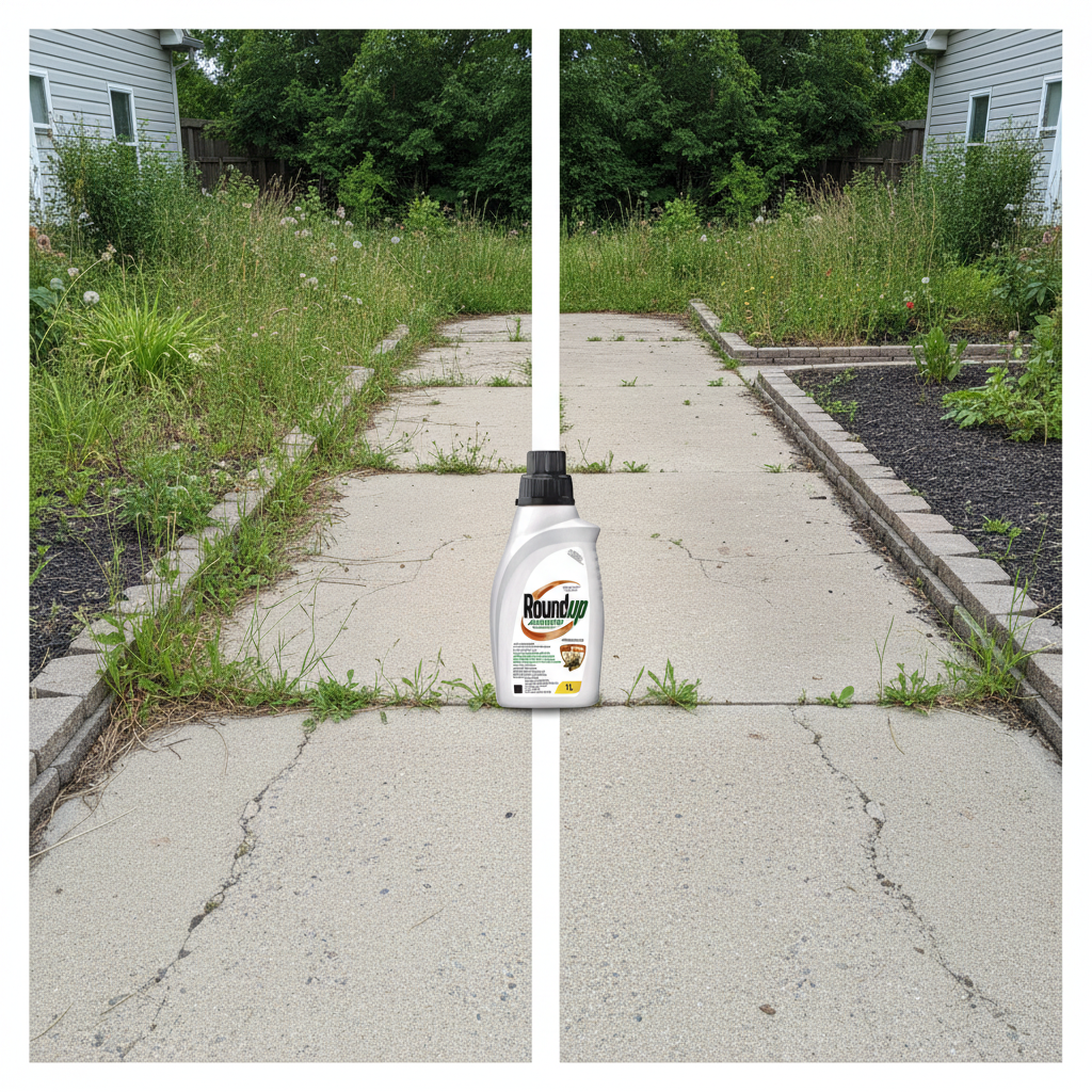 Roundup Advanced before and after