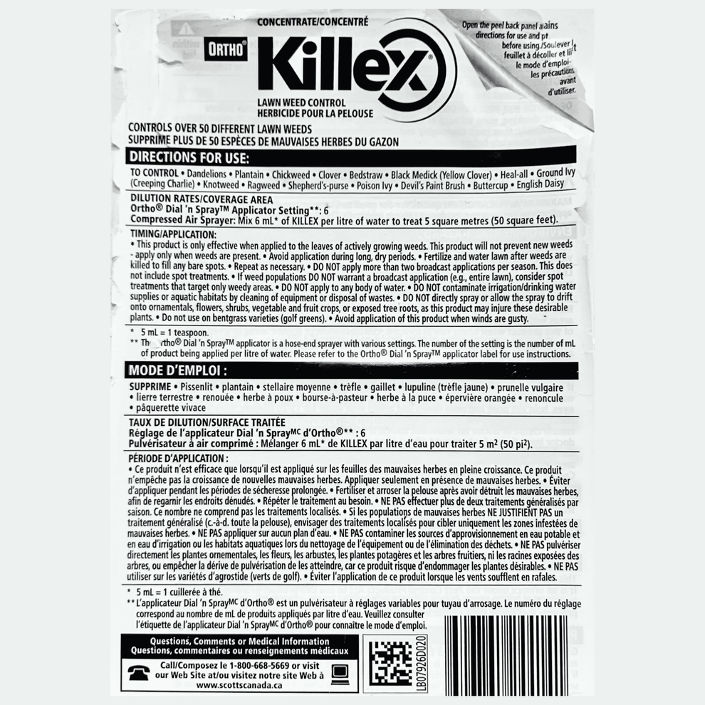 Killex Concentrate 1L - Lawn Supply Canada